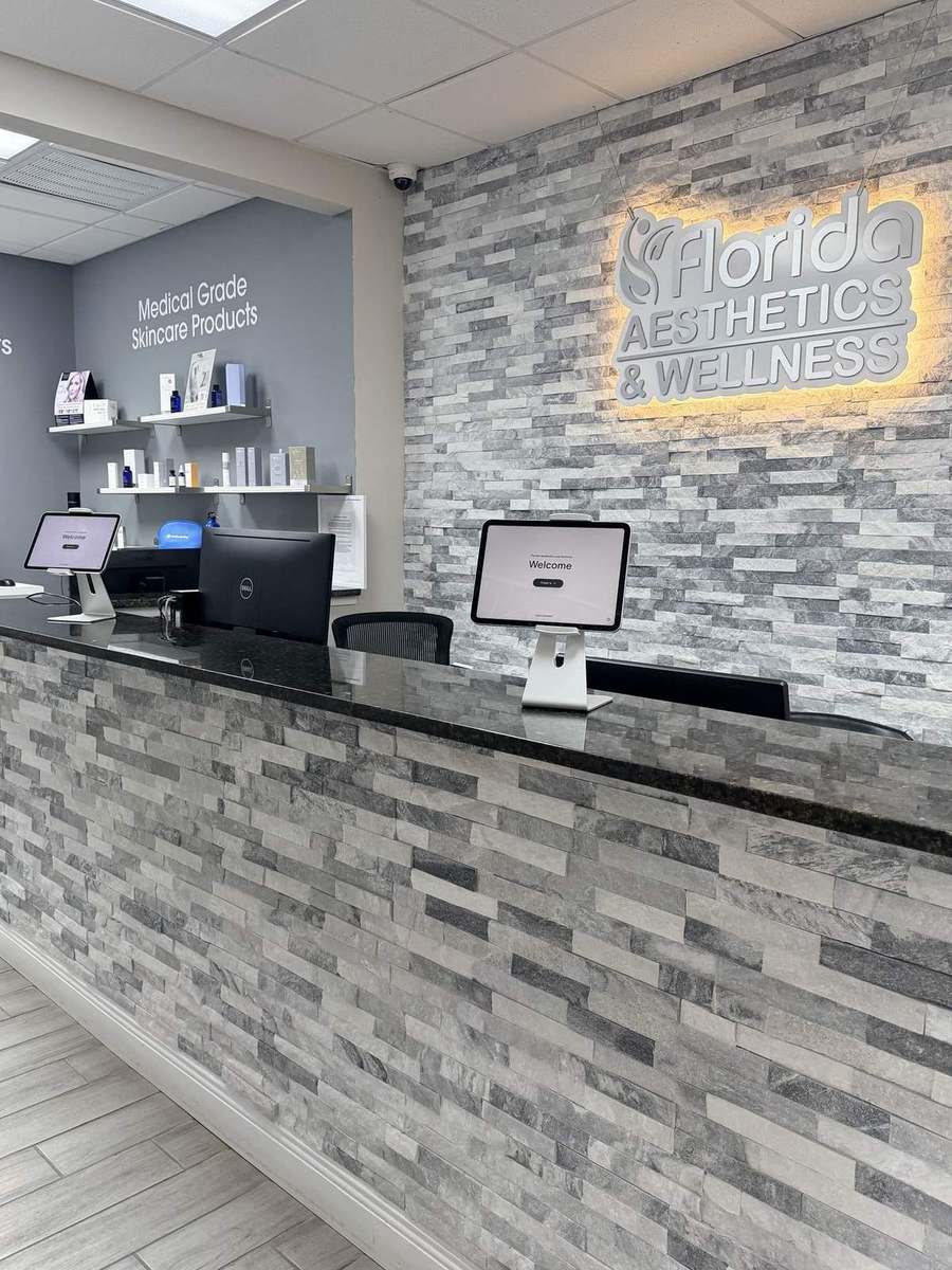 Florida Aesthetics & Wellness clinic interior in Brandon, FL