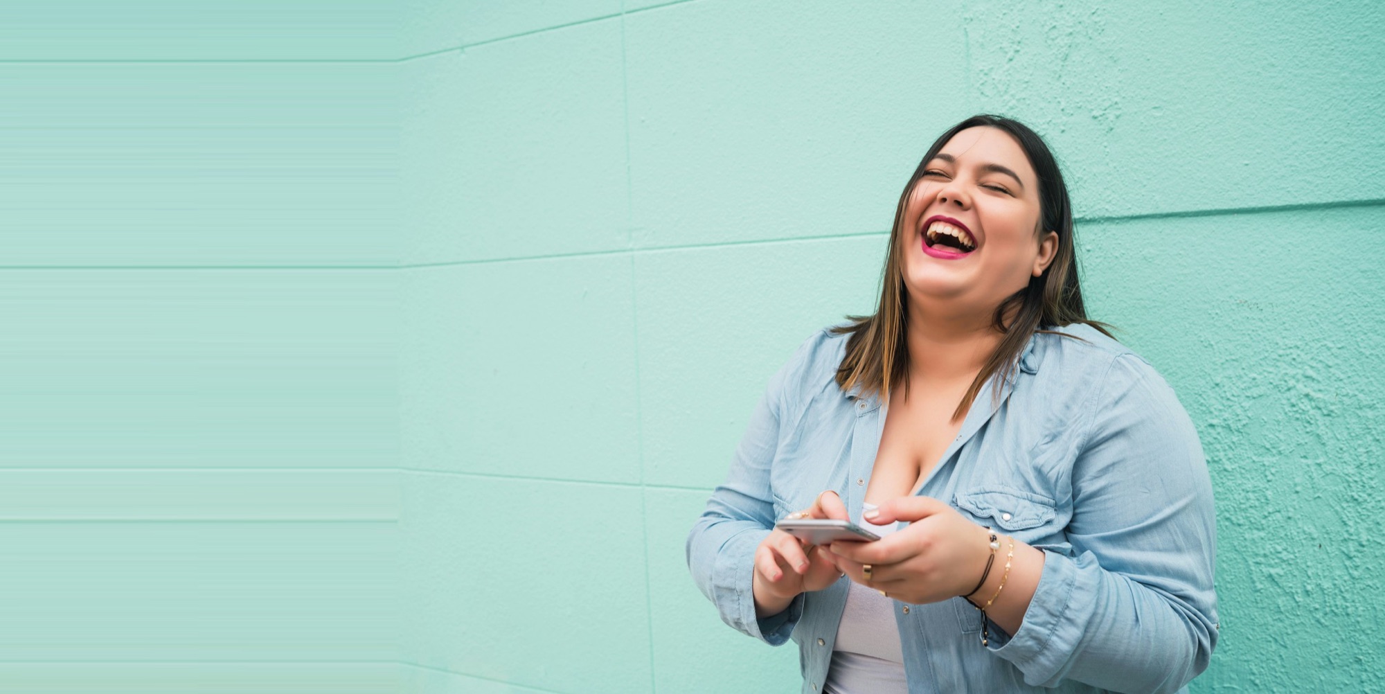 A woman smiling confidently, representing medical weight loss at Florida Aesthetics and Wellness in Brandon, FL